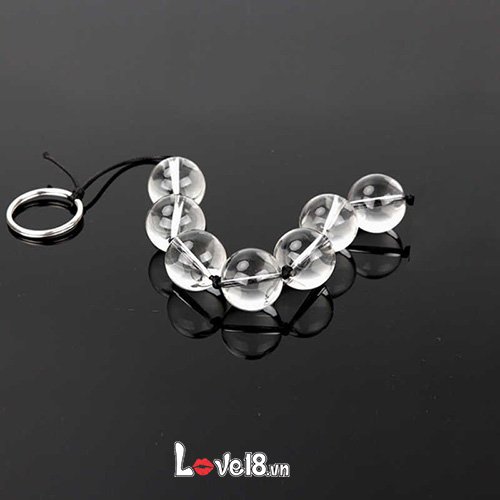 Glass Bead Anal Massage Set Premium Transparent Safe For Gay