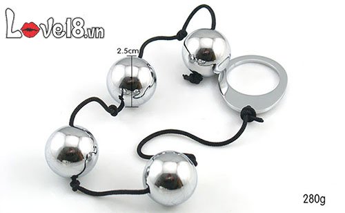Chuỗi bi hậu môn inox cao cấp kích thích khoái cảm an toàn