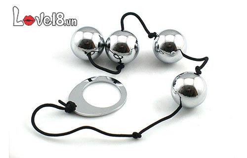 Chuỗi bi hậu môn inox cao cấp kích thích khoái cảm an toàn