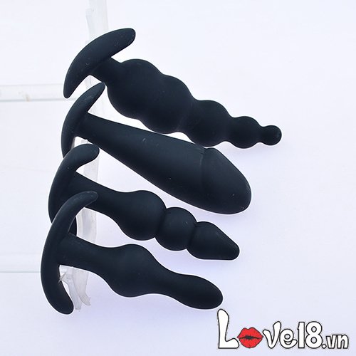 Bộ dụng cụ kích thích hậu môn 4 món cho gay HM58 tại hà nội