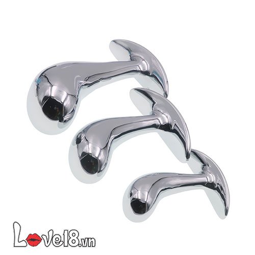 Bộ dụng cụ mát xa hậu môn inox cao cấp cho nam gay