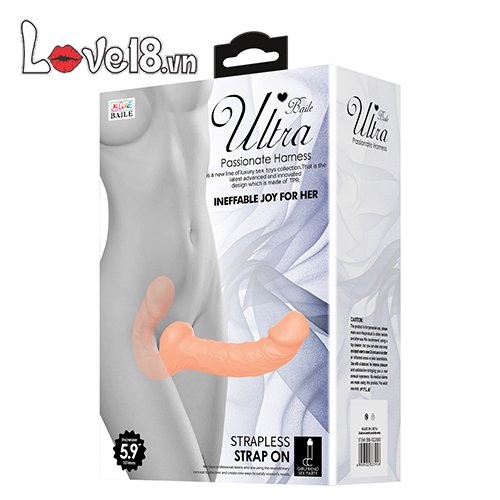 Dương vật giả 2 đầu cho Les Strapless Strap-on Baile giá tốt tiện lợi