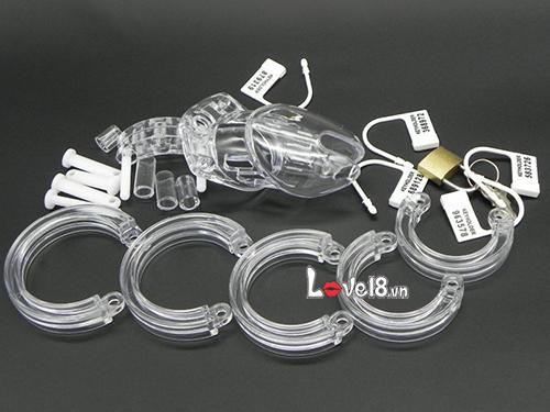 Khóa dương vật nhựa bền chắc an toàn bảo vệ tối ưu