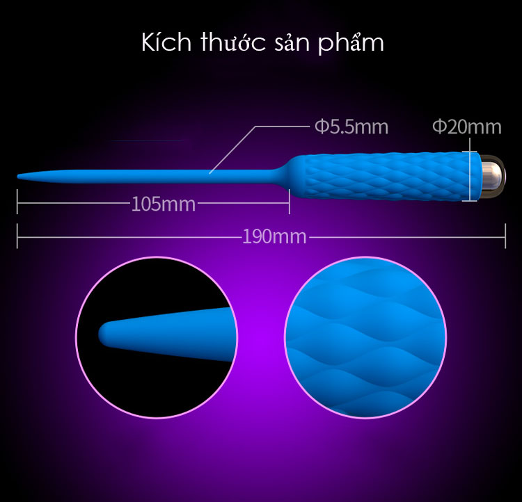 Dụng cụ kích thích niệu đạo có rung Leten Nhật bản cao cấp
