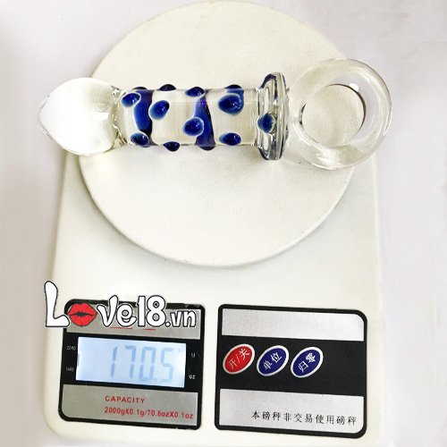 Clear Glass Anal Masturbator Male Gay High Durability Toy