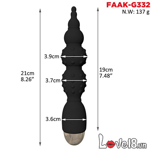 Thanh rung hậu môn FAAK Beads mát xa kích thích đồng tính nam gay