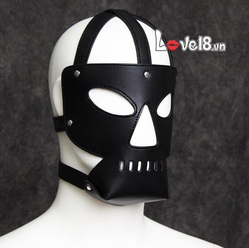 Mặt Nạ Đầu Lâu Da Bạo Dâm Độc Đáo Phong Cách Halloween Mặt Nạ Đầu Lâu Da Bạo Dâm Độc Đáo Phong Cách Halloween