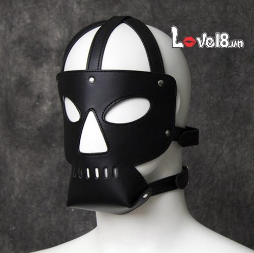 Mặt Nạ Đầu Lâu Da Bạo Dâm Độc Đáo Phong Cách Halloween Mặt Nạ Đầu Lâu Da Bạo Dâm Độc Đáo Phong Cách Halloween