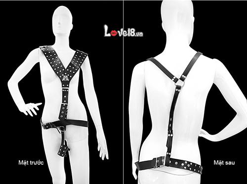 Bộ đồ trói dây da cao cấp BDSM bạo dâm kích thích