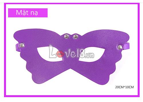 Bộ đồ chơi bạo dâm tím 8 món cao cấp kích thích mạnh mẽ