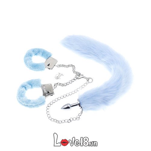 Set chơi bạo dâm còng tay đuôi chồn kích thích đam mê mê say