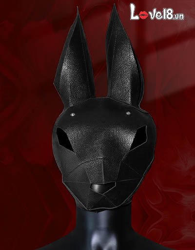 Đồ chơi cosplay mặt nạ trùm đầu thỏ đen quyến rũ kích thích