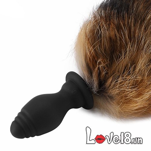 Đuôi chồn silicone rung êm kích thích hậu môn tăng khoái cảm