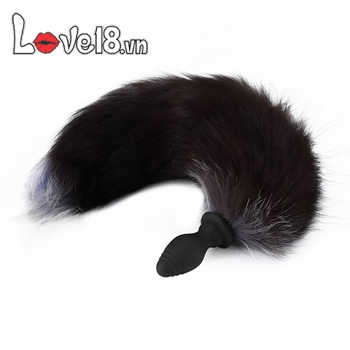 Đuôi chồn silicone rung êm kích thích hậu môn tăng khoái cảm