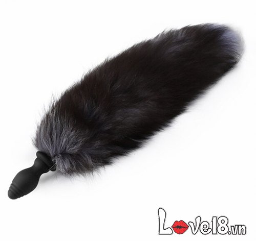 Đuôi chồn silicone rung êm kích thích hậu môn tăng khoái cảm