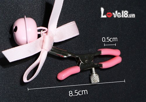 Bộ kẹp vú bạo dâm có lục lạc đính nơ BZ09E mua ở đâu