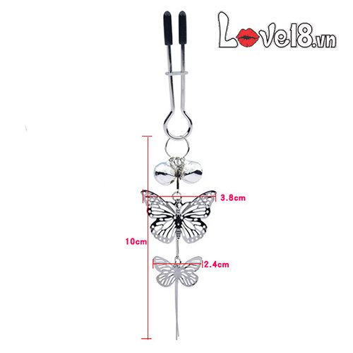Bộ kẹp ngực họa tiết bướm đẹp, cảm giác kích thích, quyến rũ