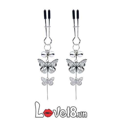Bộ kẹp ngực họa tiết bướm đẹp, cảm giác kích thích, quyến rũ