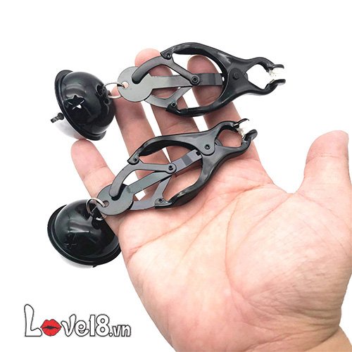 Bộ kẹp núm vú bạo dâm lục lạc đặc biệt kích thích cảm giác