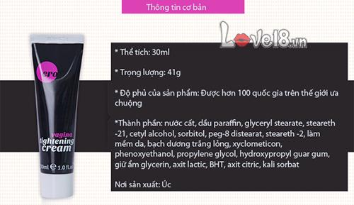 Gel tăng khoái cảm nữ Eros G05B thành phần