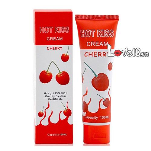 Gel bôi trơn Hot Love Kiss Cream Cherry 100ml tăng ẩm mượt