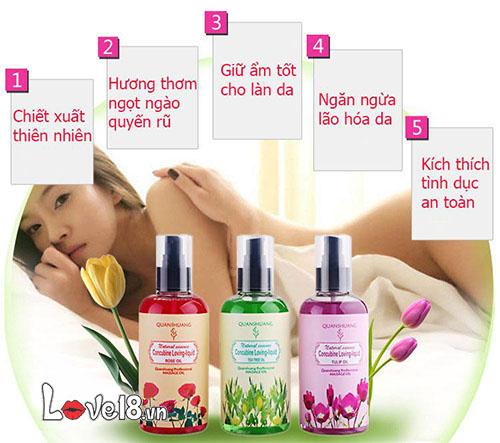 Natural Flower Scent Body Massage Oil Passionate