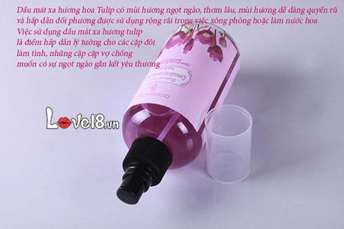 Dầu mát xa body Hương hoa QuangShuang G12A hoa tuilip