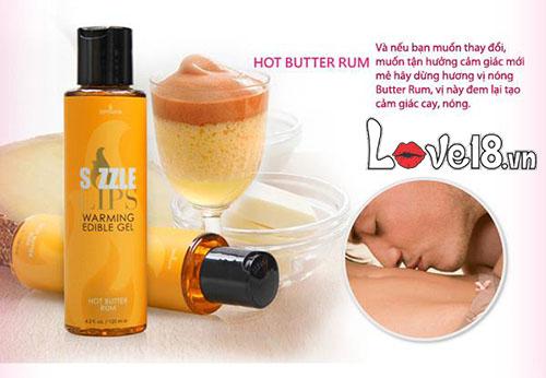 Gel mát xa body Sensuva Sizzle Lips G12B tại tphcm