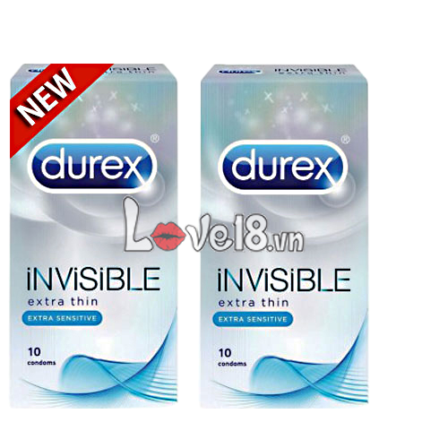 Bao Cao Su Durex Invisible Mỏng Như Không Cảm Giác Thật 