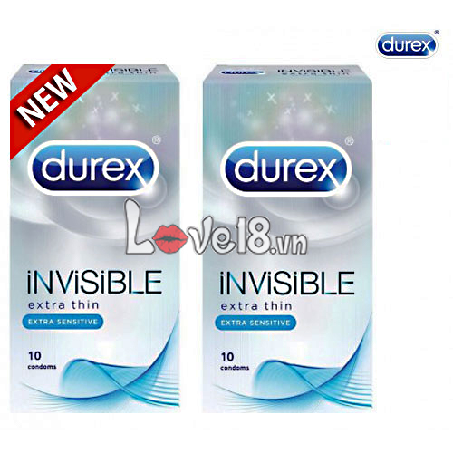 Durex Invisible Ultra-Thin Condom Sensation Box 12