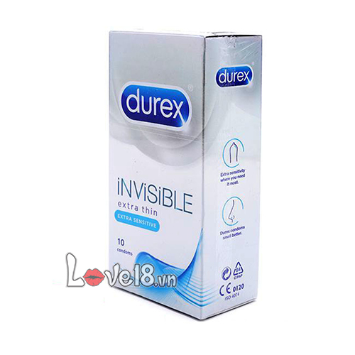 Durex Invisible Ultra-Thin Condom Sensation Box 12