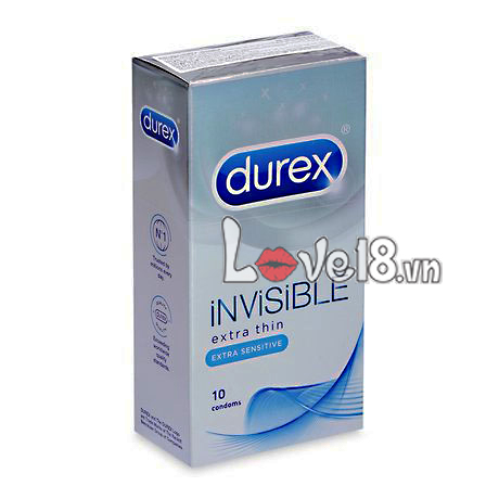 Durex Invisible Ultra-Thin Condom Sensation Box 12