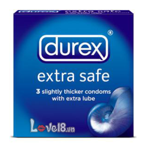 Durex Extra Safe Condoms Lubricated with Long Protection