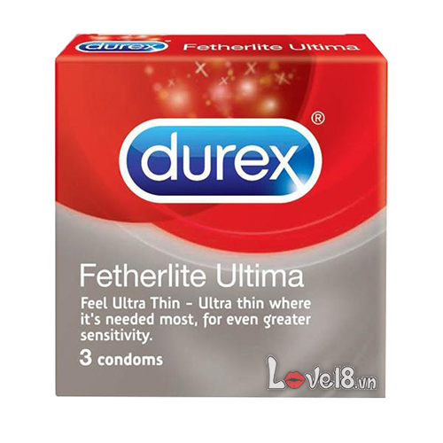 Durex Fetherlite Ultima Ultra Thin Condom Pack of 3