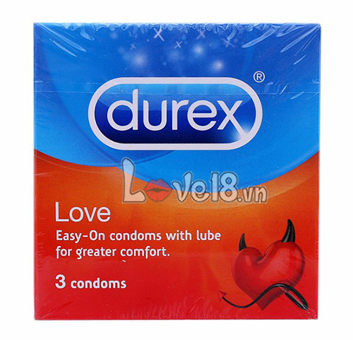 Durex Love Ultra Thin Lubricated Condom 3 Pack UK Origin