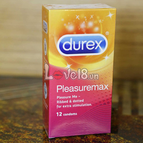 Durex Pleasuremax Textured Condoms 12pcs Safe Thin