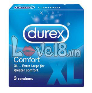 Durex XL Large Size Condom Pack of 3 Comfortable Long Lasting