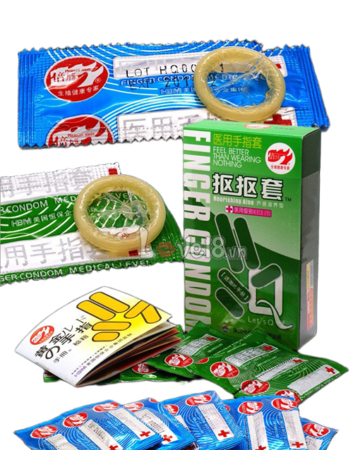Bao Cao Su Đeo Ngón Tay Siêu Mỏng CD13 Truyền Nhiệt Tốt Nhật 