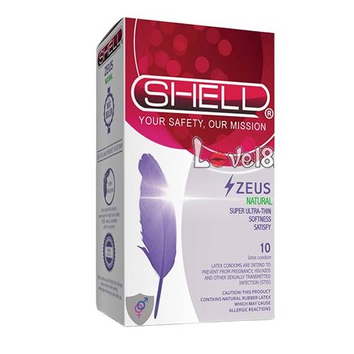 Bao cao su Shell Zeus siêu mỏng Hàn Quốc, chống tuột hiệu quả 