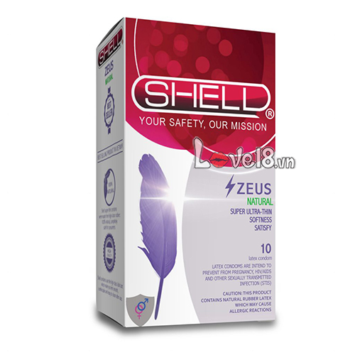 Shell Zeus Ultra Thin Korean Condoms with Lubricant 10pcs