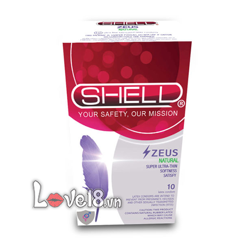 Shell Zeus Ultra Thin Korean Condoms with Lubricant 10pcs