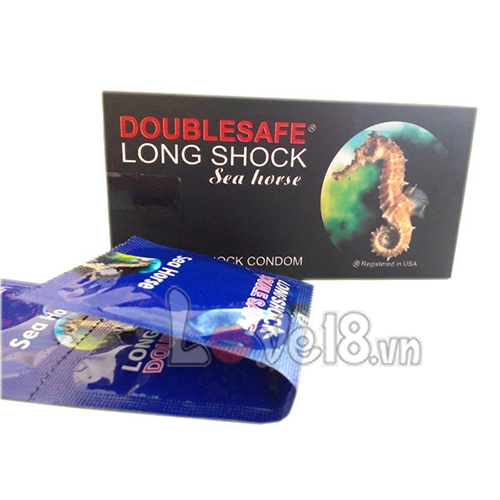 Doublesafe Long Sock Delay Thin Latex Condom 12pcs