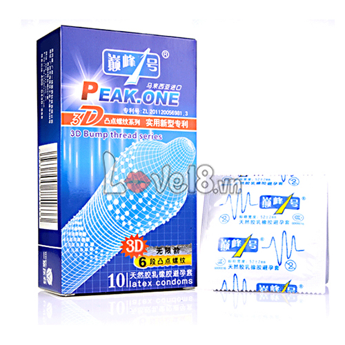 Peak ONE 3D Textured Ultra-thin Condom Super Sensation