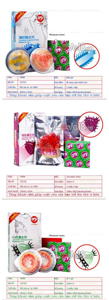 Pleasure More Ribbed Beaded Texture Condom for Men