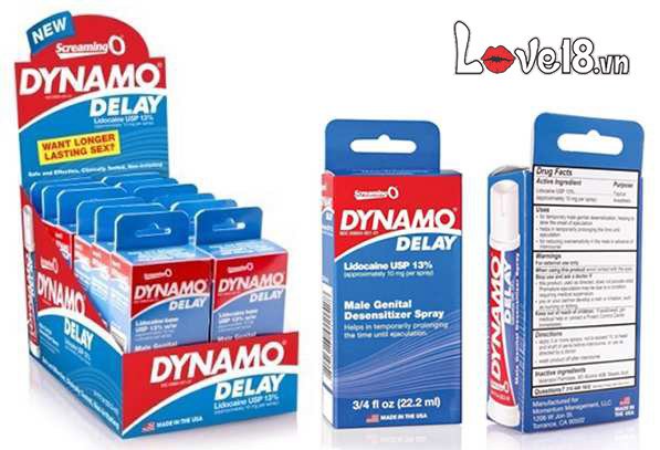 Chai Xịt Kéo Dài Dynamo XTS09 chính hãng