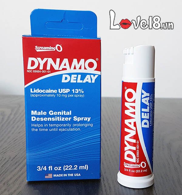 Dynamo Delay Spray Long Lasting Male Performance Enhancer