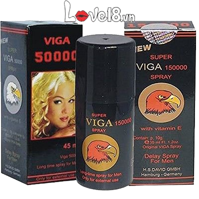 Chai Xịt Kéo Dài Thời Gian Super Viga Đức Tăng Cường Sinh Lý 