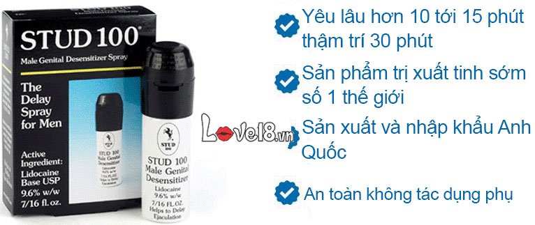 Stud 100 XTS01 mua ở đâu