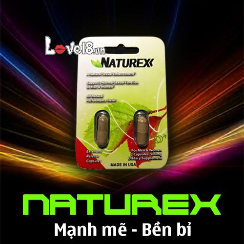 Viên uống kéo dài thời gian quan hệ Naturex hỗ trợ tập trung tự nhiên an toàn 