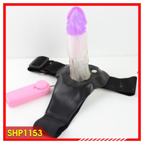 Nikibot Hollow Strap-On Vibrator Premium Silicone Wearable